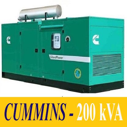 Máy Phát Điện 200kVA - CUMMINS (Chính Hãng)